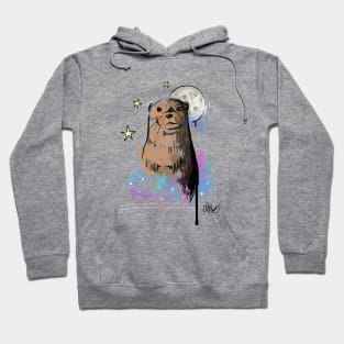 Otter Under the Starry Night Sky Hoodie